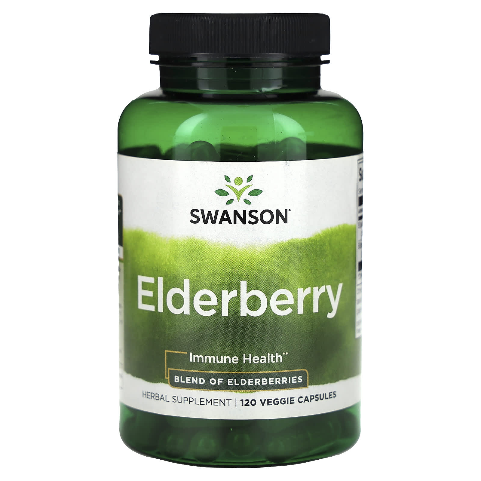 Swanson-Elderberry-120 Veggies Capsules