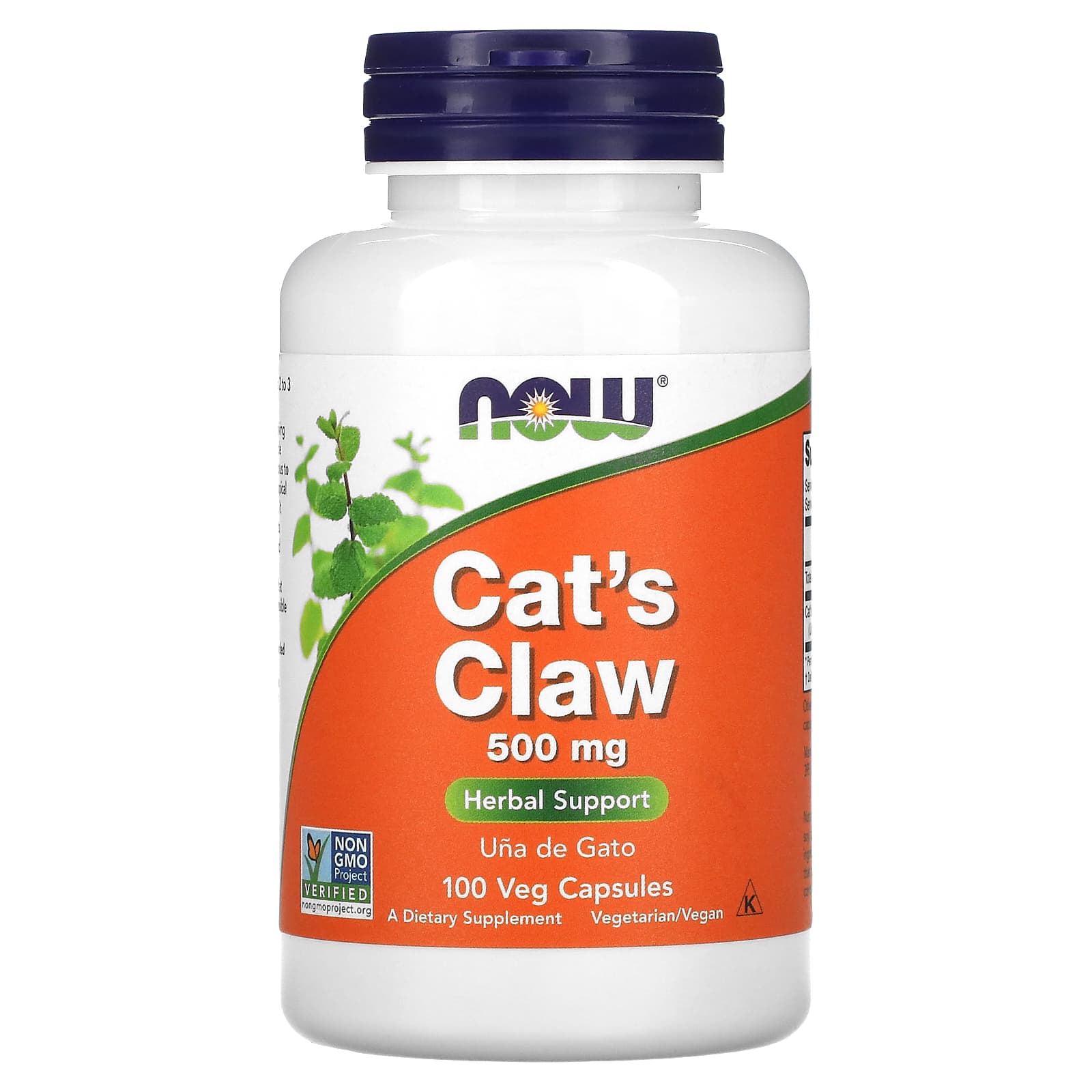 NOW Foods-Cat's Claw-500 mg-100 Veg Capsules