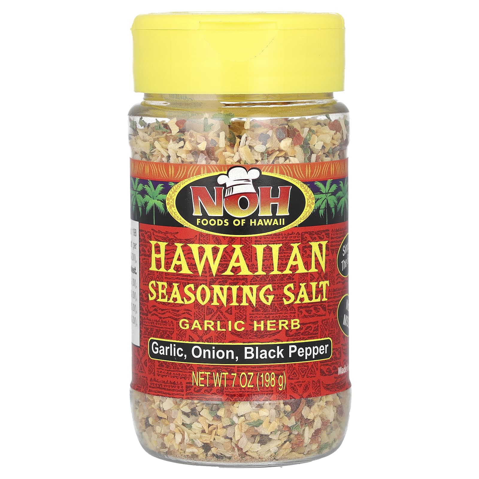 NOH Foods of Hawaii-Hawaiian Seasoning Salt-Garlic Herb-7 oz (198 g)