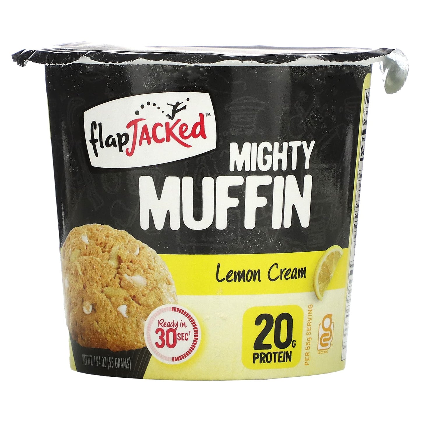 FlapJacked-Mighty Muffin-Lemon Cream-1.94 oz (55 g)