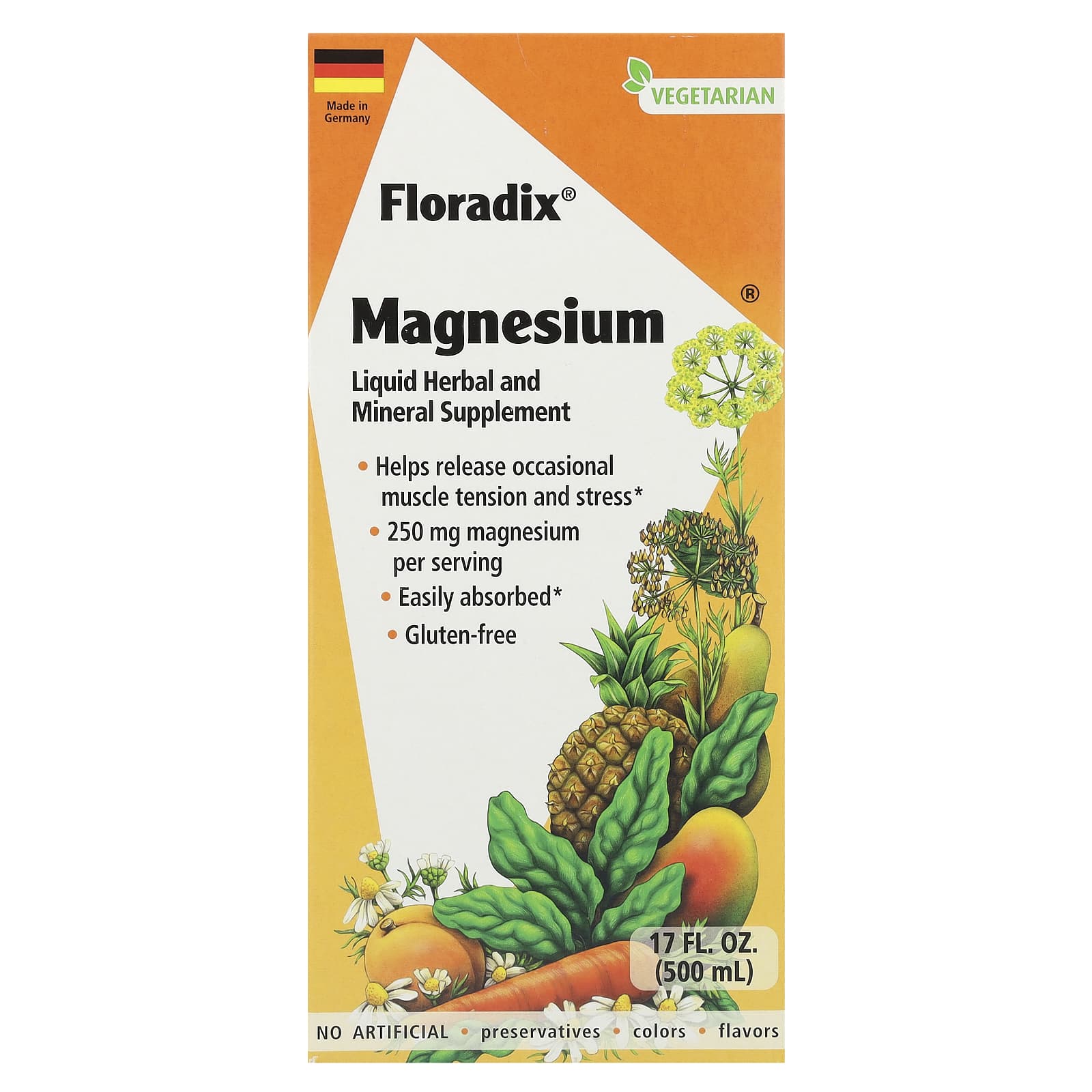 Gaia Herbs-Floradix-Magnesium-17 fl oz (500 ml)