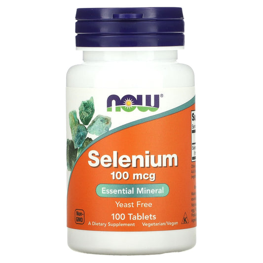 NOW Foods-Selenium-100 mcg-100 Tablets