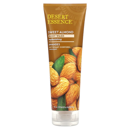 Desert Essence-Body Wash-Sweet Almond-8 fl oz (237 ml)