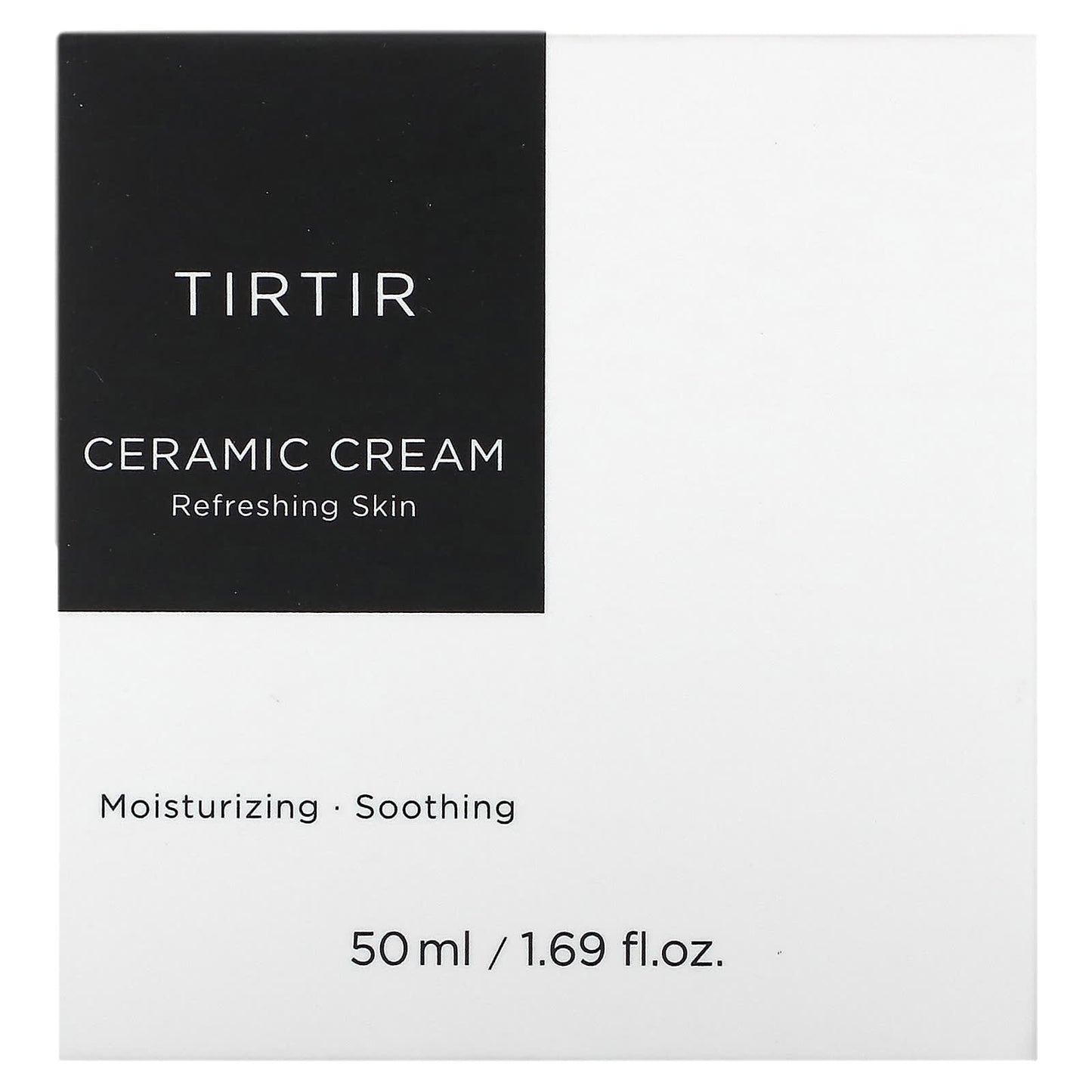 TIRTIR, Ceramic Cream, Refreshing Skin, 1.69 fl oz (50 ml)