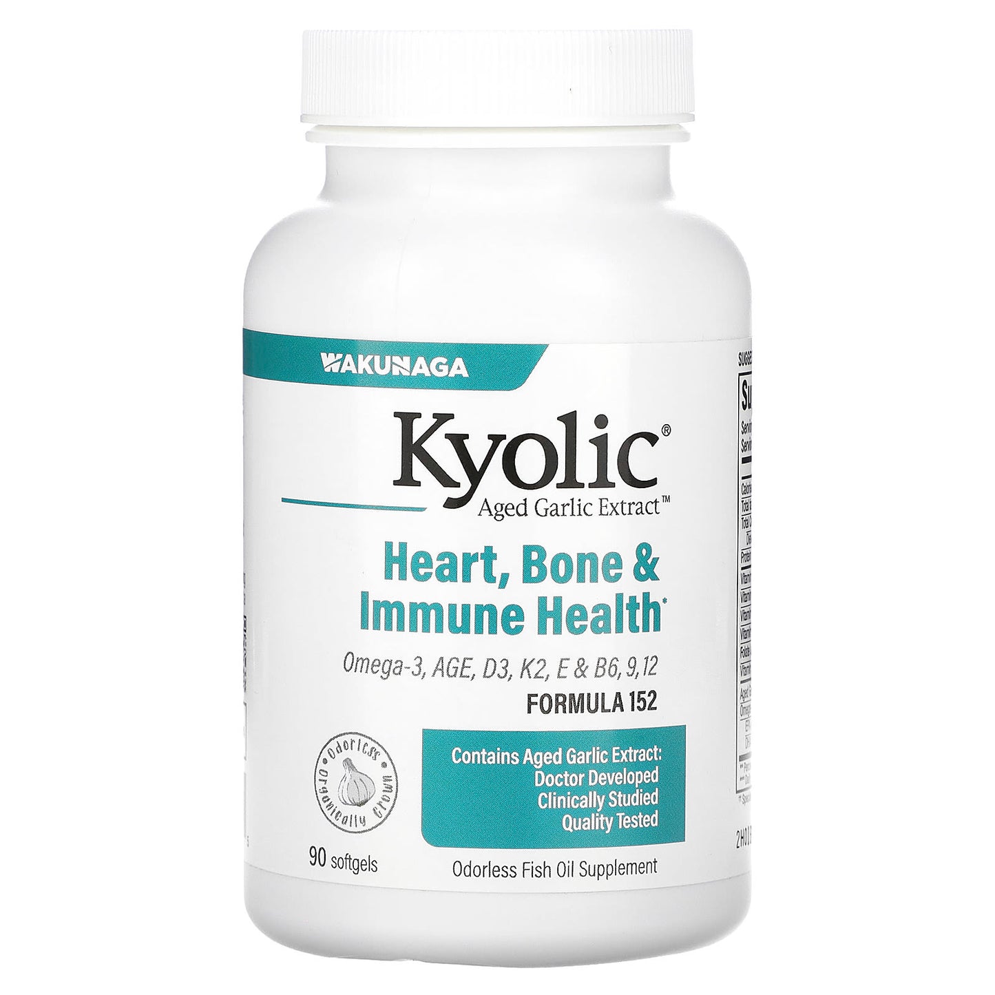 Kyolic-Heart-Bone & Immune Health-90 Softgels