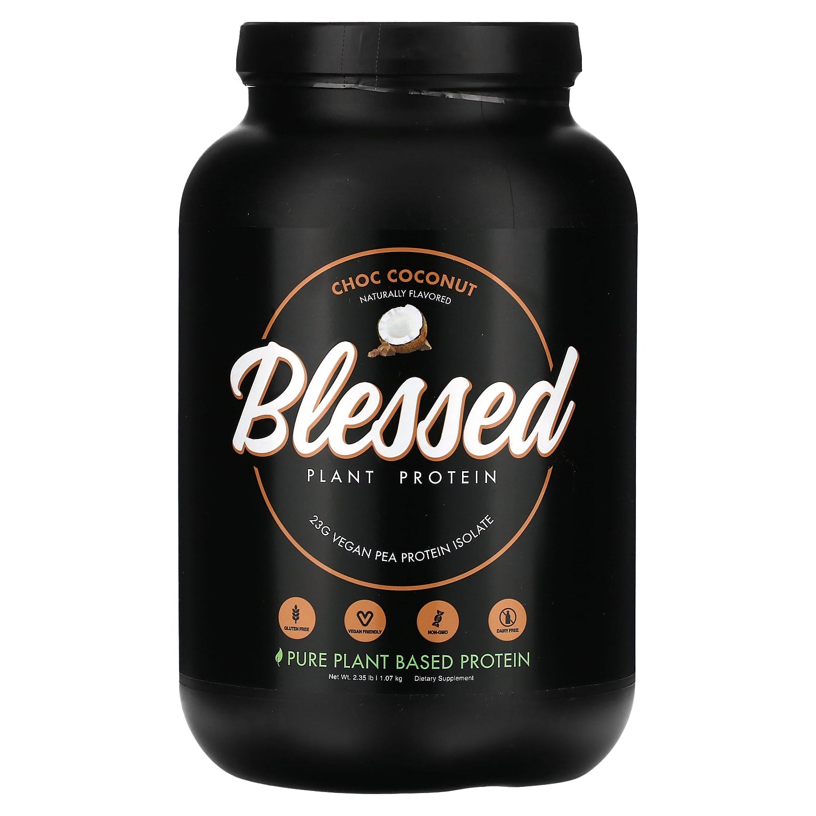 Blessed-Plant Protein-Choc Coconut-2.35 lb (1.07 kg)