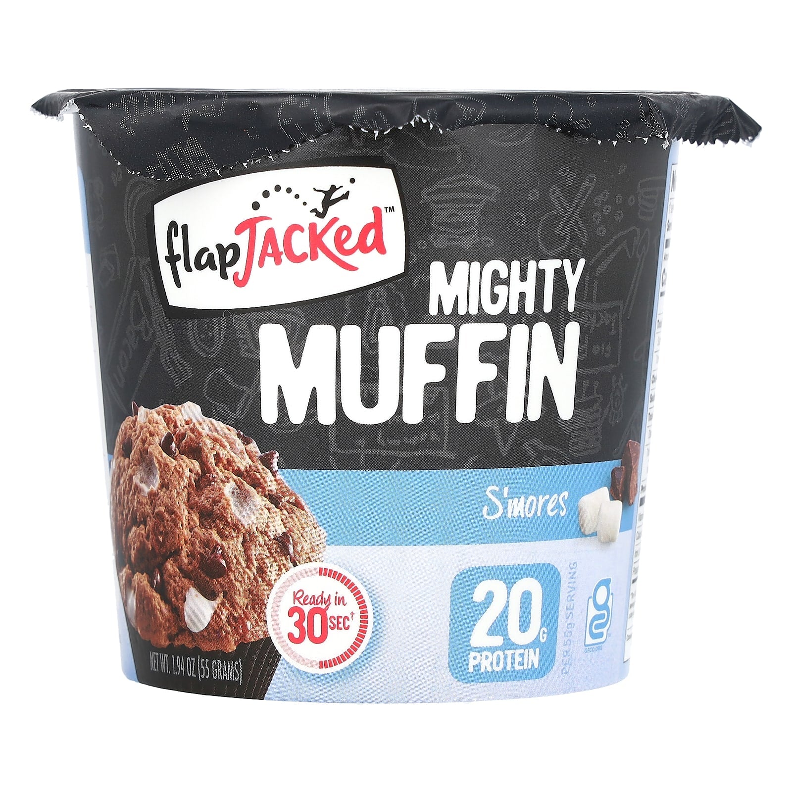 FlapJacked-Mighty Muffin-S'mores-1.94 oz (55 g)