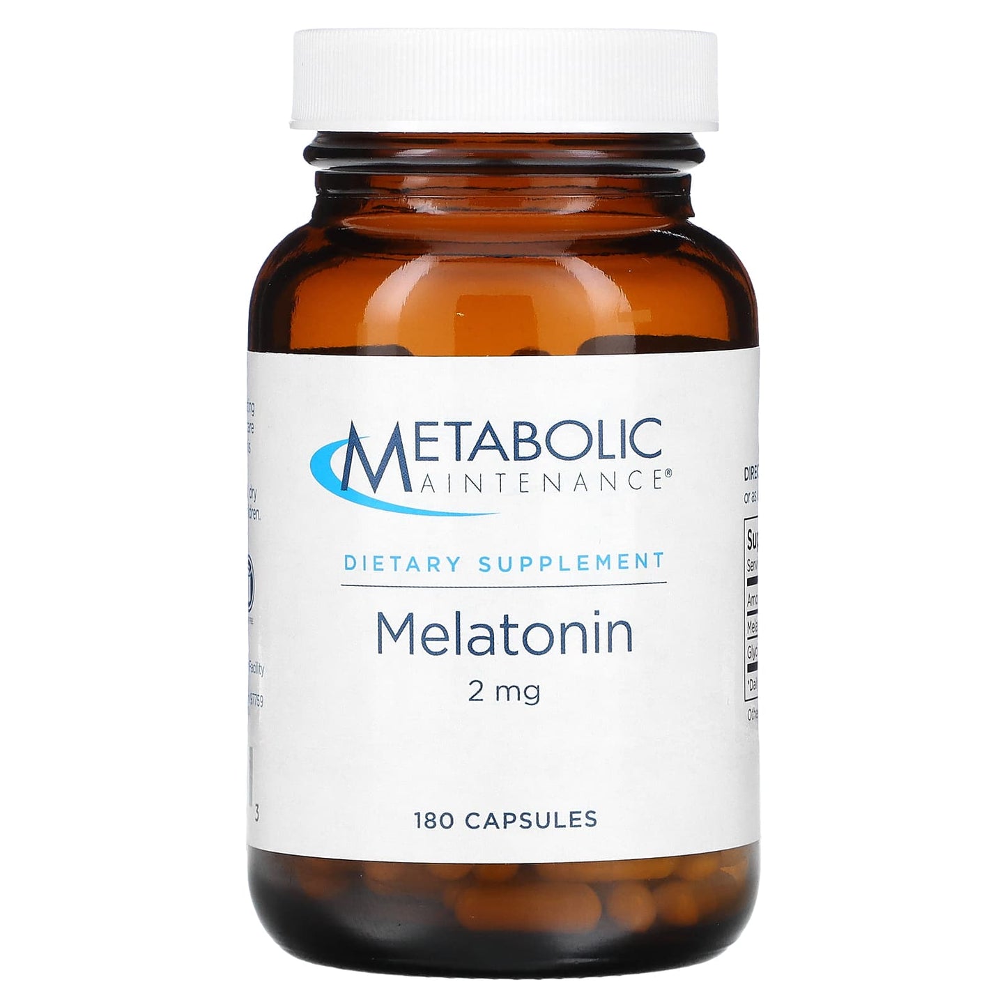 Metabolic Maintenance-Melatonin-2 mg-180 Capsules