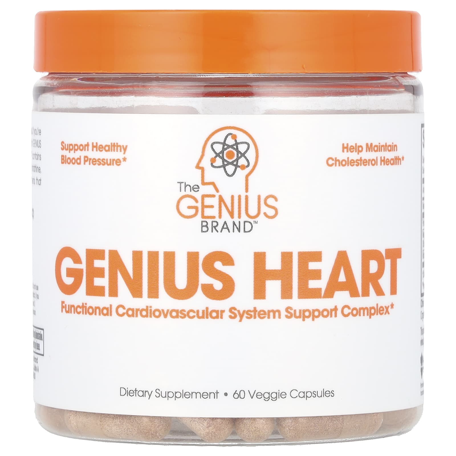 The Genius Brand-Genius Heart -60 Veggie Capsules