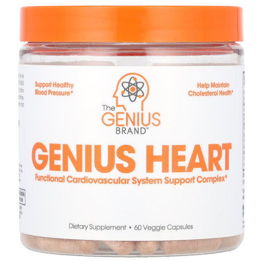 The Genius Brand-Genius Heart -60 Veggie Capsules