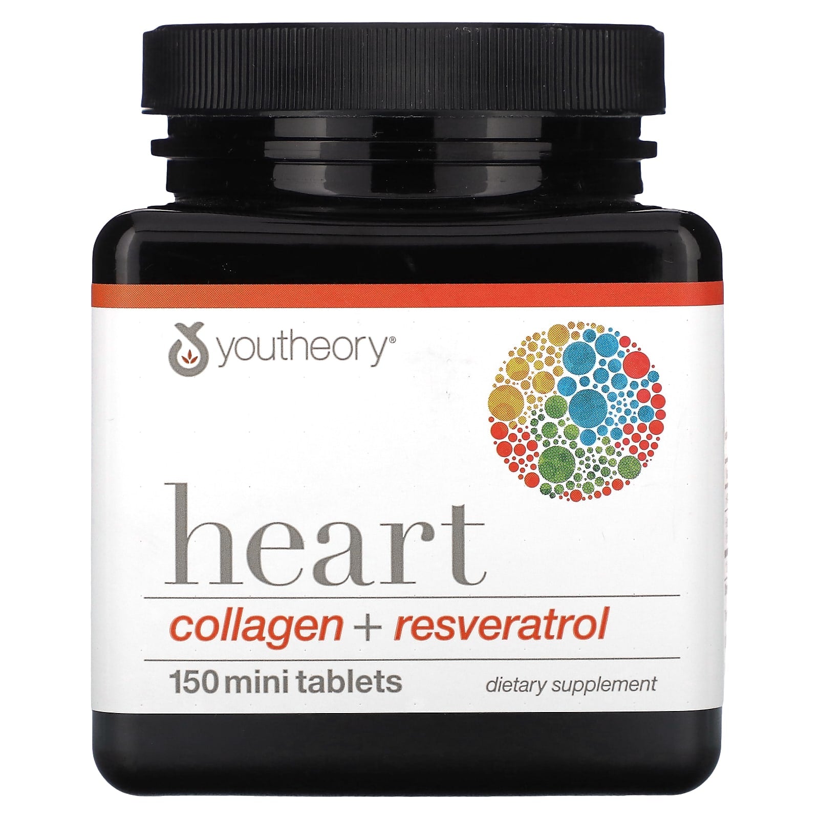 Youtheory-Heart-Collagen + Resveratrol-150 Mini Tablets