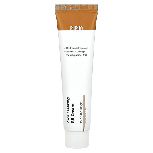 Purito-Cica Clearing BB Cream-27 Sand Beige-1 fl oz (30 ml)