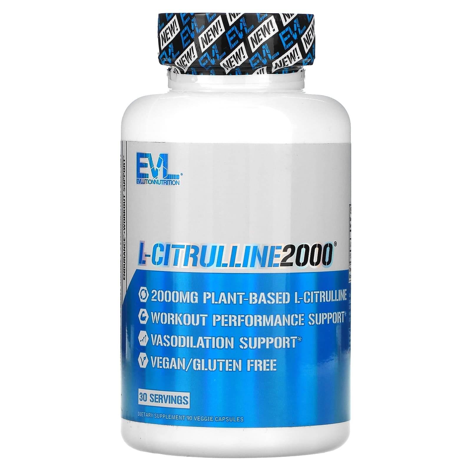 EVLution Nutrition-L-Citrulline2000-90 Veggie Capsules