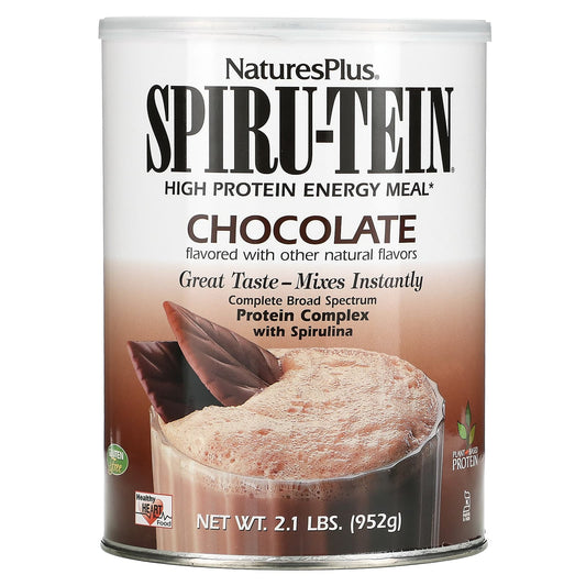 NaturesPlus-Spiru-Tein-High Protein Energy Meal-Chocolate-2.1 lbs. (952 g)