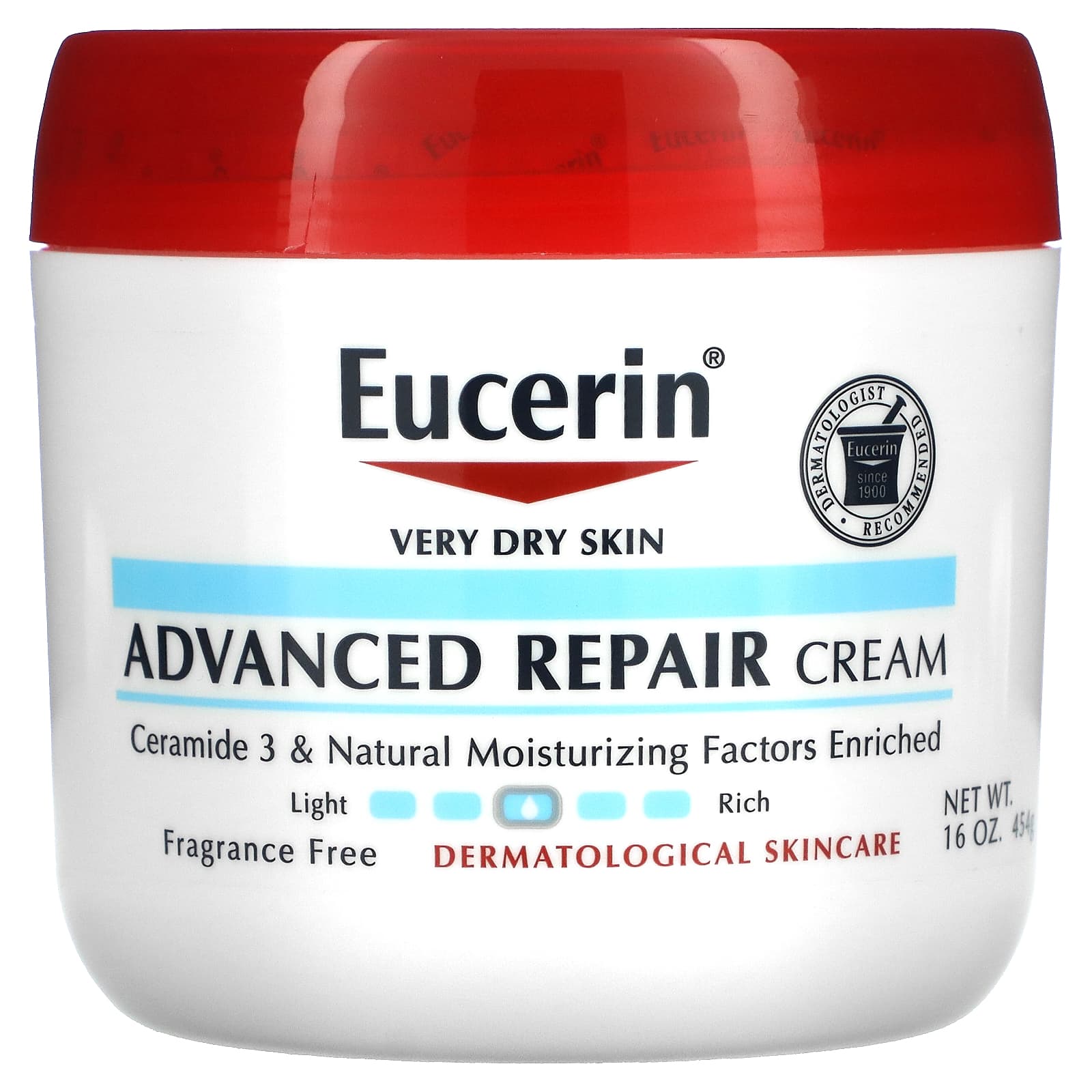 Eucerin-Advanced Repair Cream-Fragrance Free-16 oz (454 g)