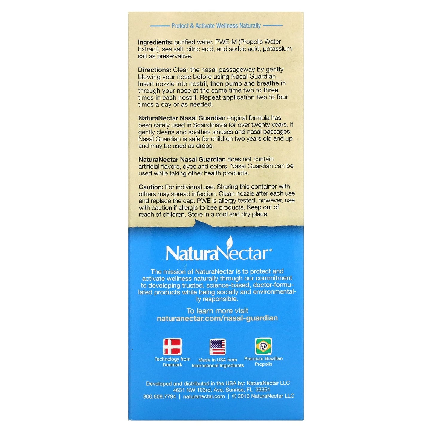 NaturaNectar, Nasal Guardian Spray, 1 fl oz (30 ml)