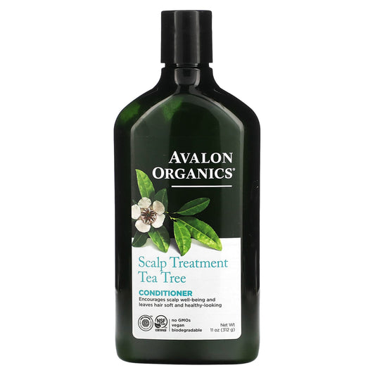 Avalon Organics-Conditioner-Scalp Treatment-Tea Tree-11 oz (312 g)