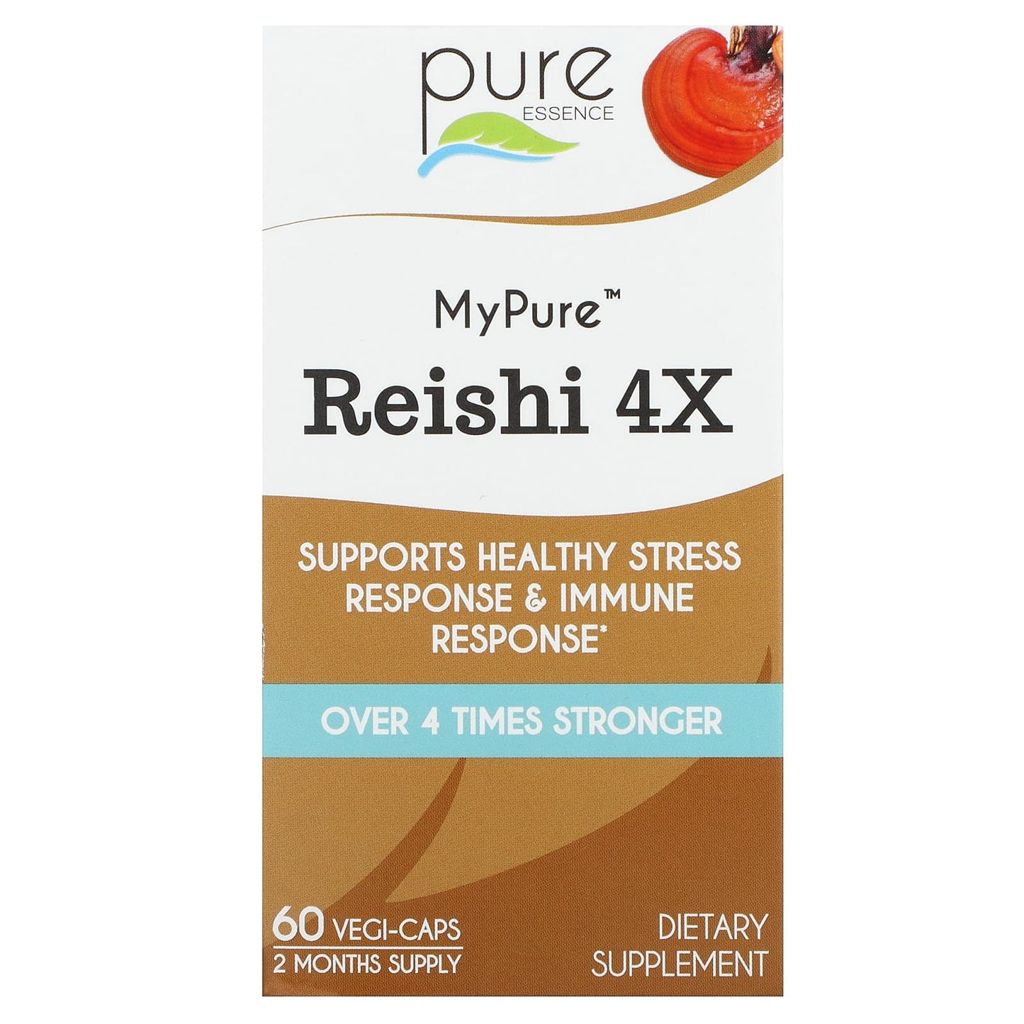 Pure Essence-MyPure-Reishi 4X-60 Vegi-Caps