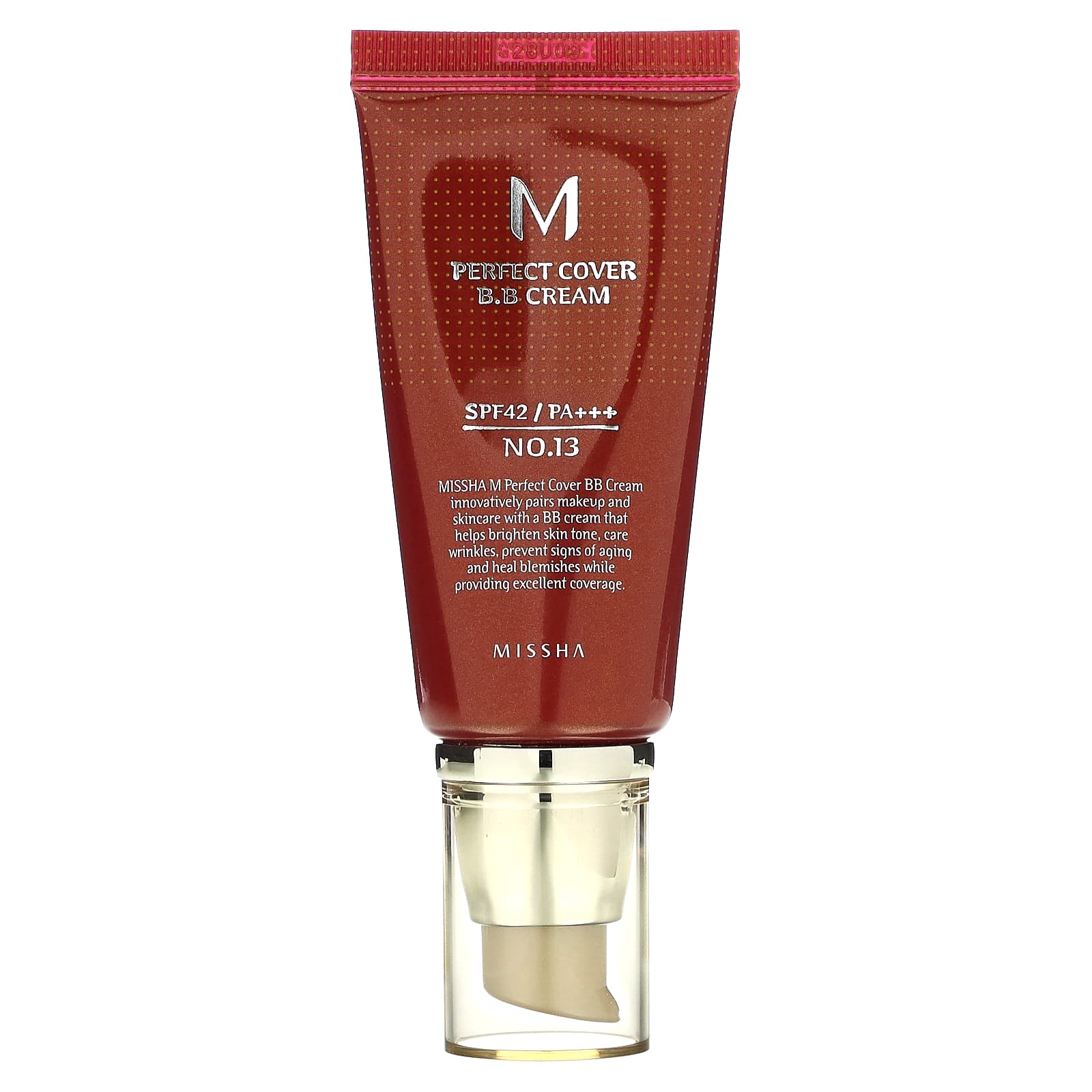 Missha-M Perfect Cover B.B Cream-SPF 42 PA+++-No. 13 Bright Beige-1.7 fl oz (50 ml)