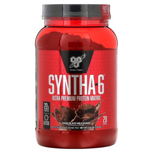 BSN-Syntha-6-Ultra Premium Protein Matrix-Chocolate Milkshake-2.91 lb (1.32 kg)