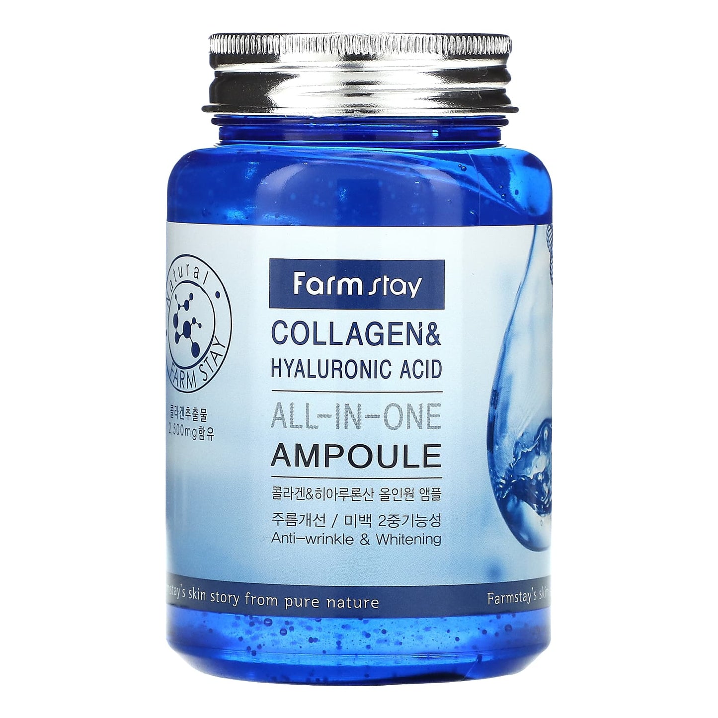 Farmstay, All-In-One Ampoule, Collagen & Hyaluronic Acid, 8.45 fl oz (250 ml)