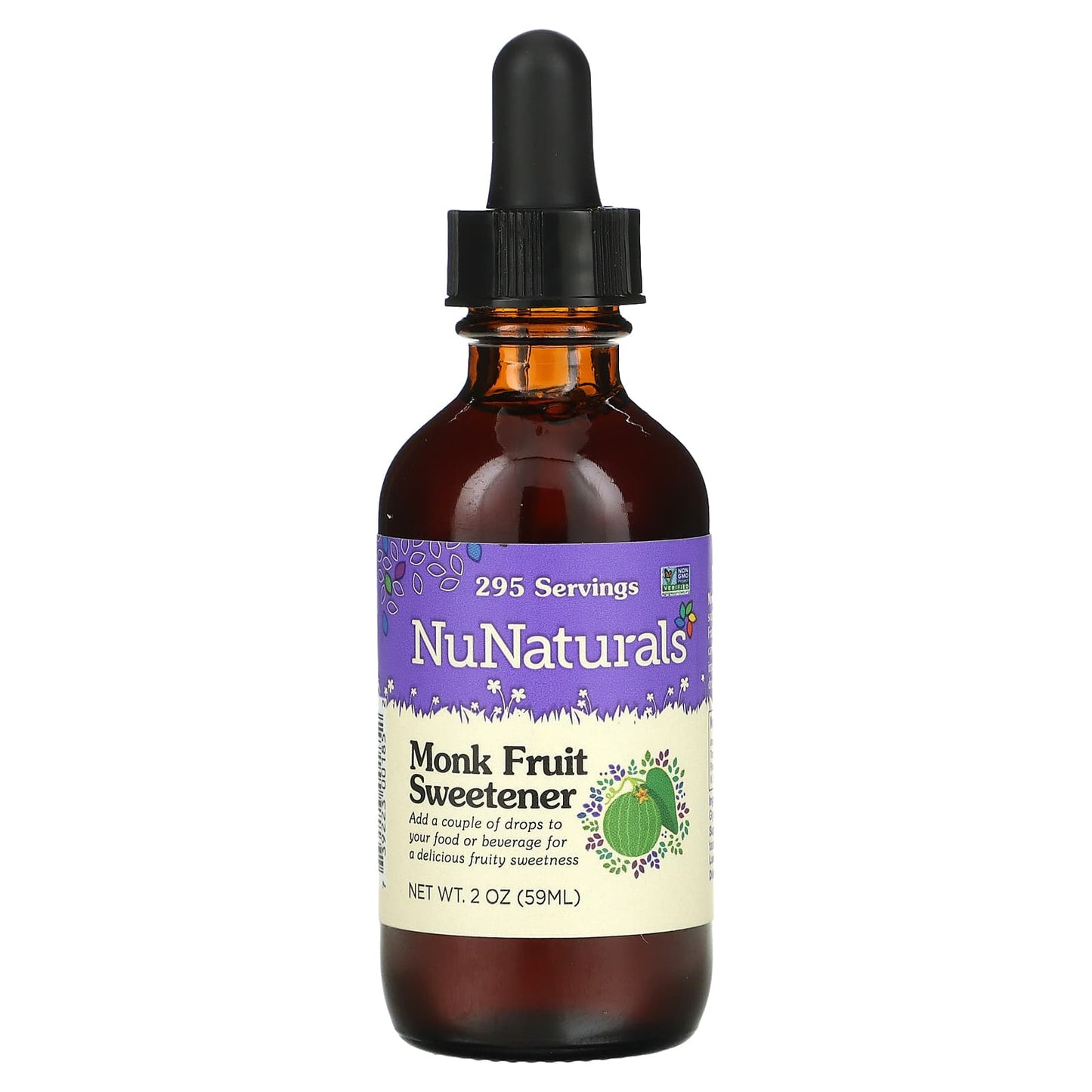 NuNaturals-Monk Fruit Sweetener-2 oz (59 ml)