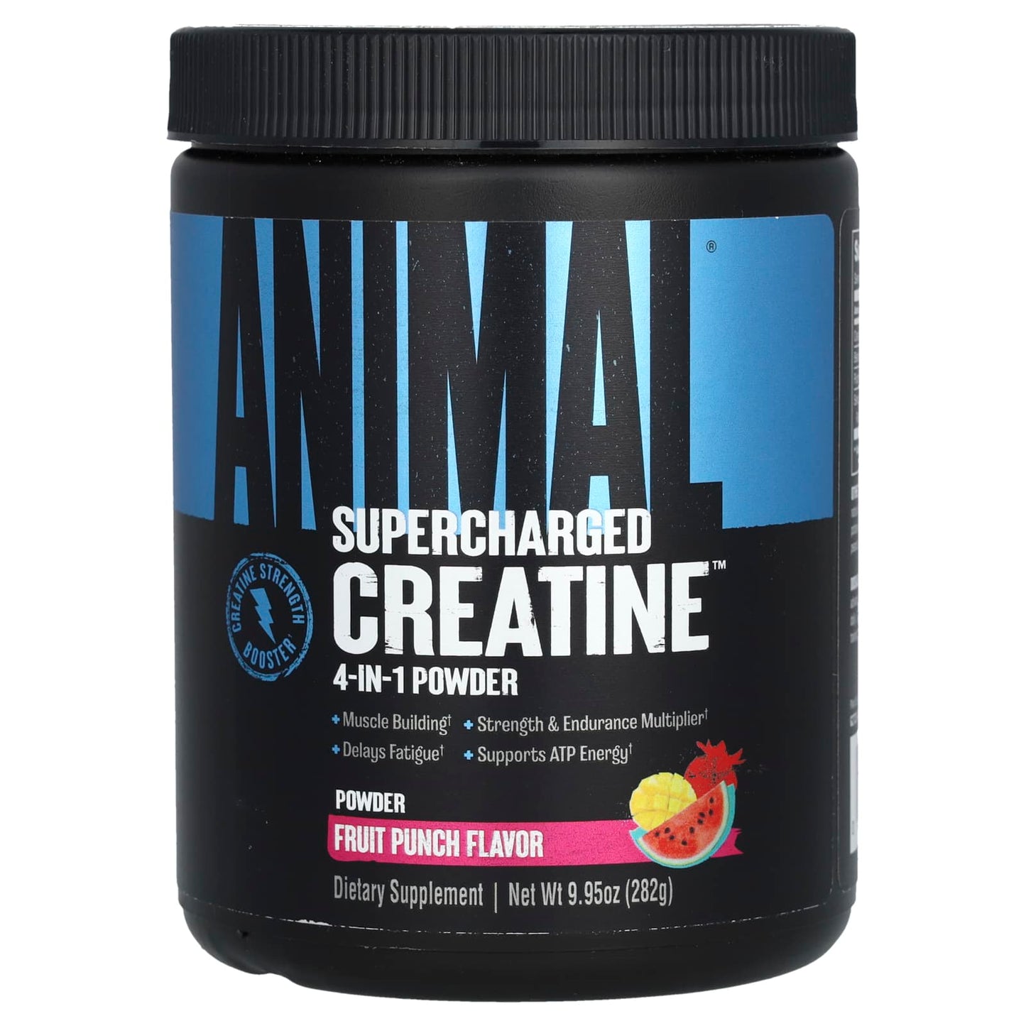 Animal-Supercharged Creatine-4-In-1 Powder-Fruit Punch-9.95 oz (282 g)