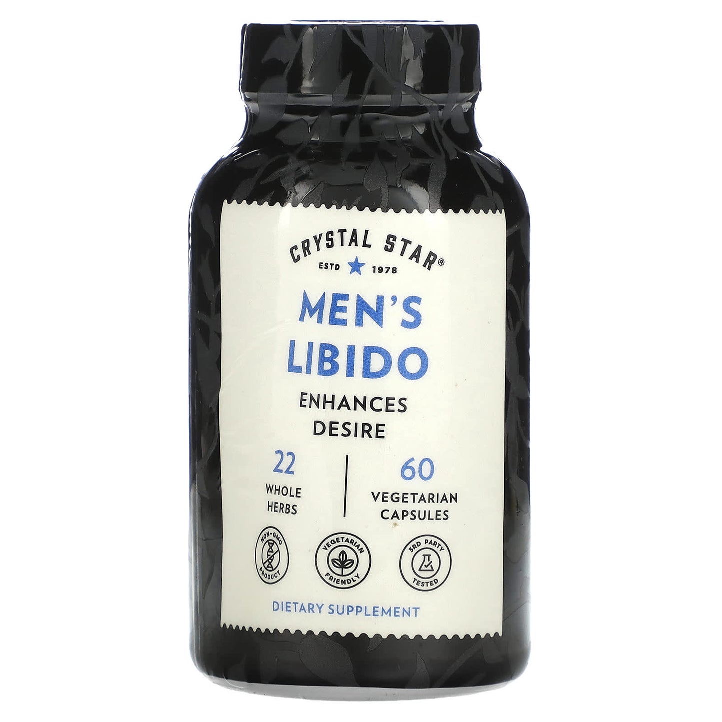 Crystal Star-Men's Libido-60 Vegetarian Capsules