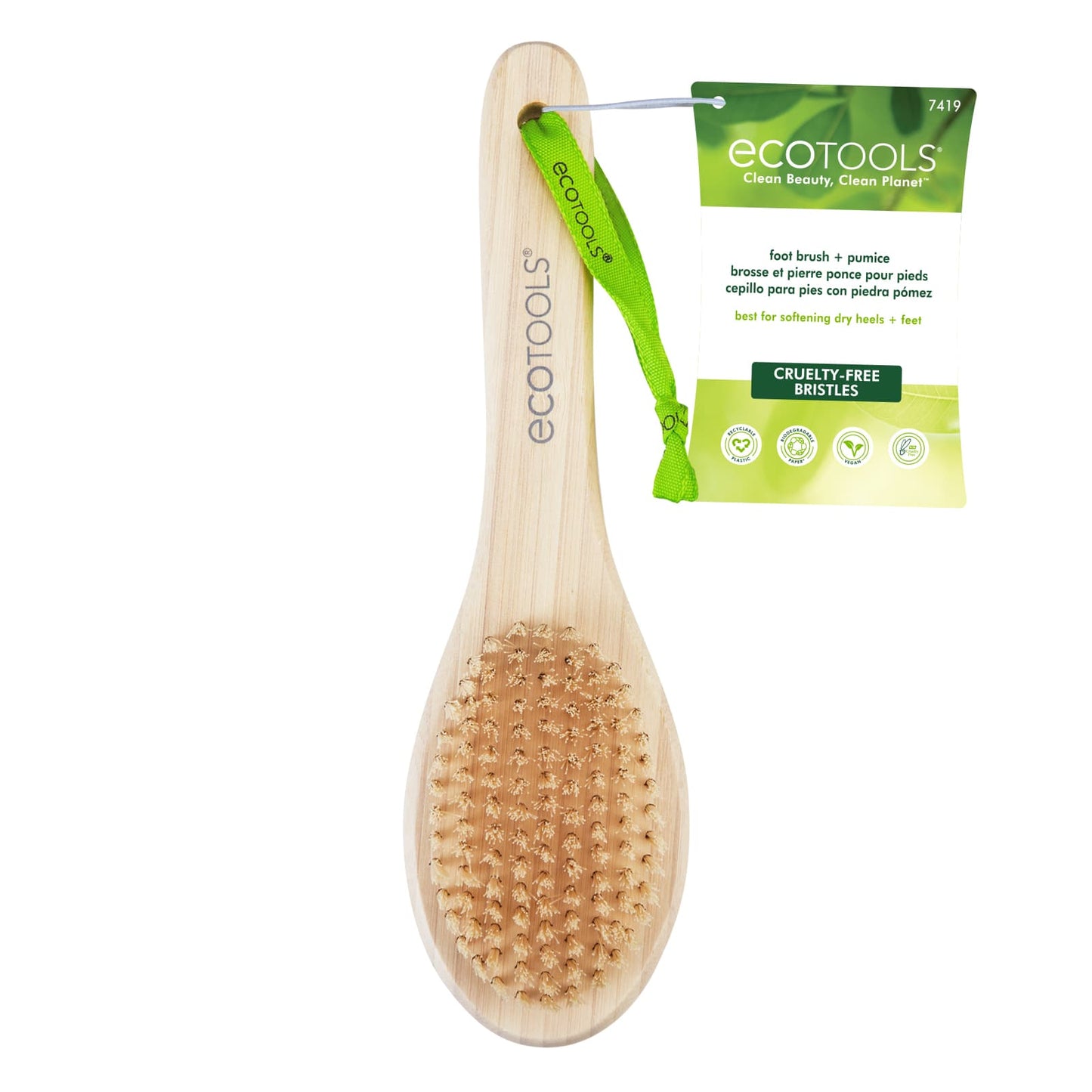 EcoTools, Foot Brush and Pumice, 1 Brush