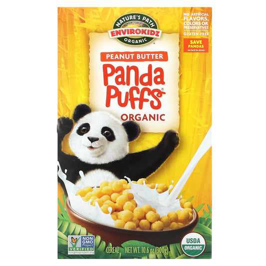 Nature's Path-EnviroKidz-Organic Peanut Butter Panda Puffs Cereal-10.6 oz (300 g)