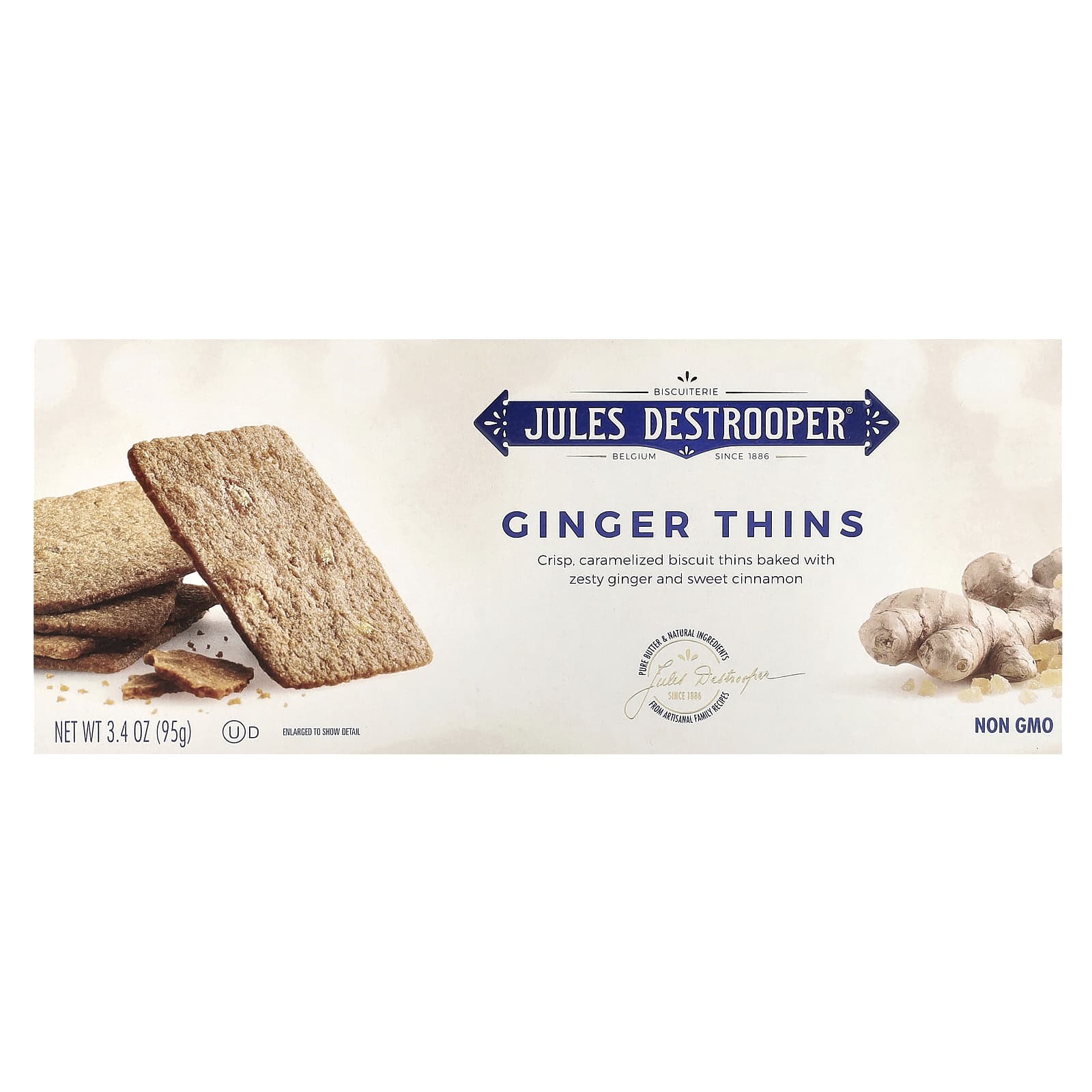 Jules Destrooper-Ginger Thins -3.4 oz (95 g)