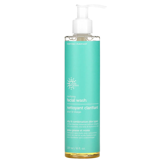 Earth Science-Clarifying Facial Wash-Oily & Combination Skin Types-8 fl oz (237 ml)