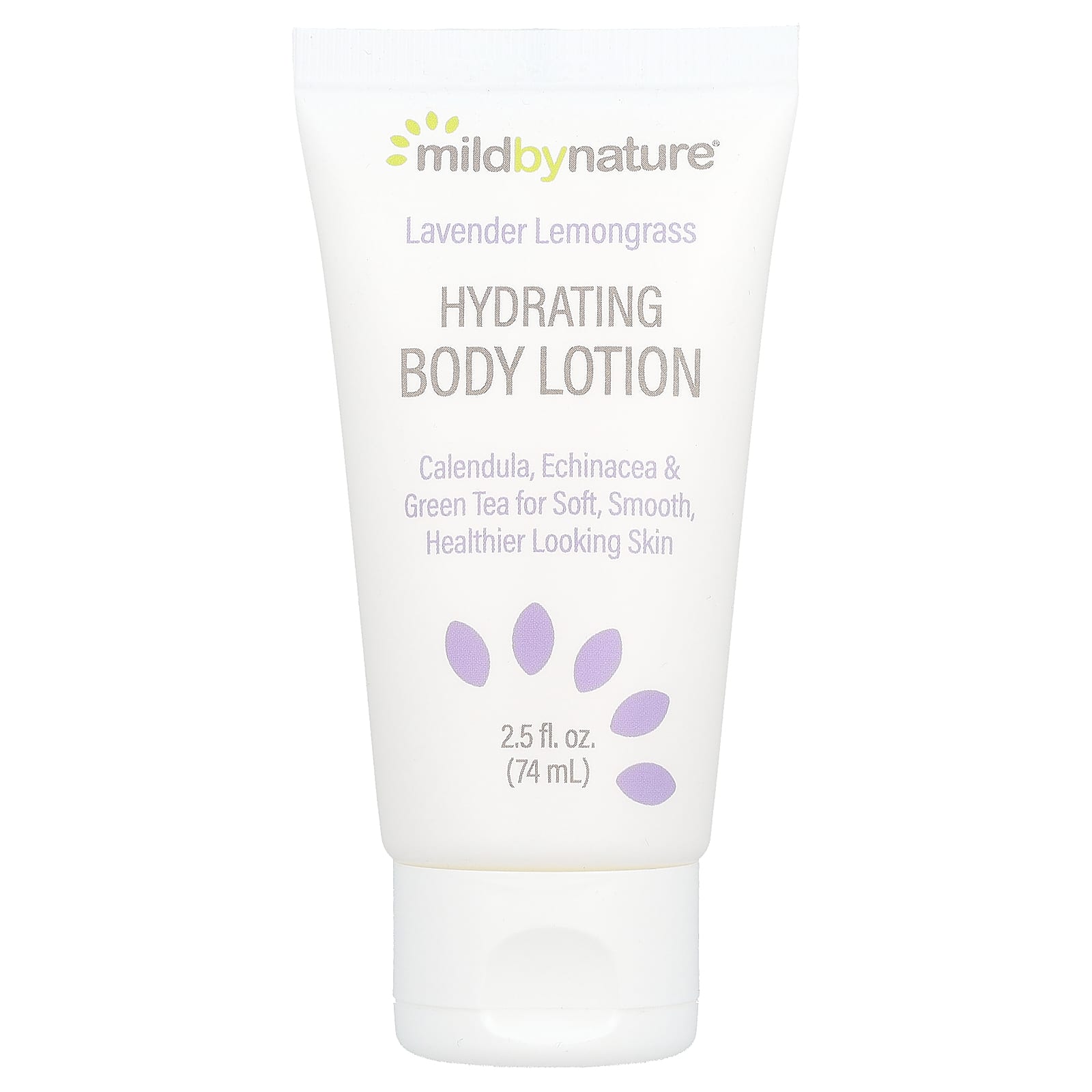 Mild By Nature-Hydrating Body Lotion-Lavender Lemongrass-2.5 fl oz (74 ml)