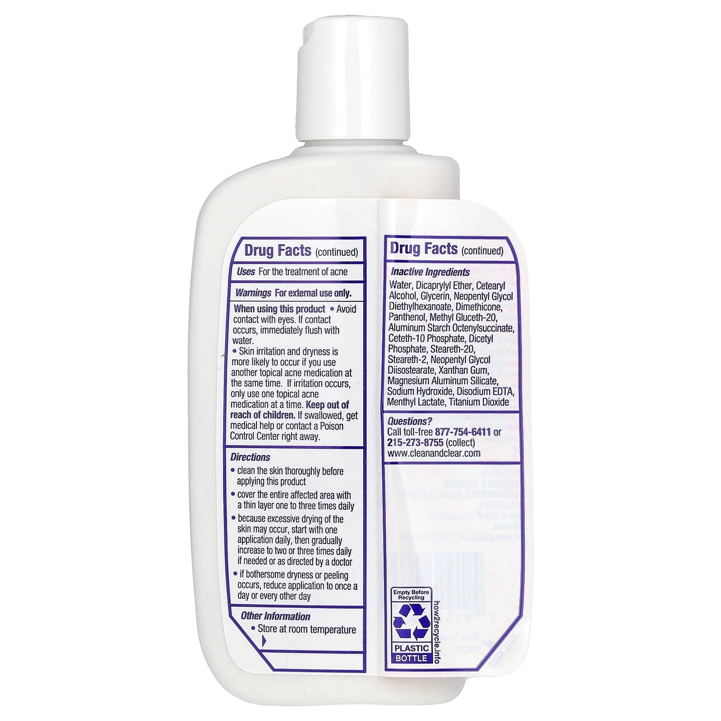 Clean & Clear, Essentials, Dual Action Moisturizer, Fragrance Free, 4 fl oz (118 ml)