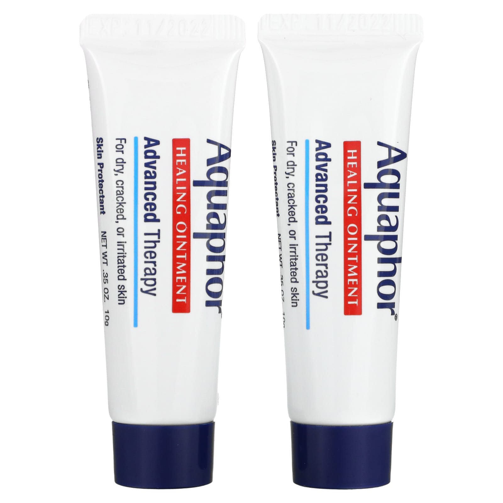 Aquaphor-Advanced Therapy-Healing Ointment-2 Tubes-0.35 oz (10 g) Each