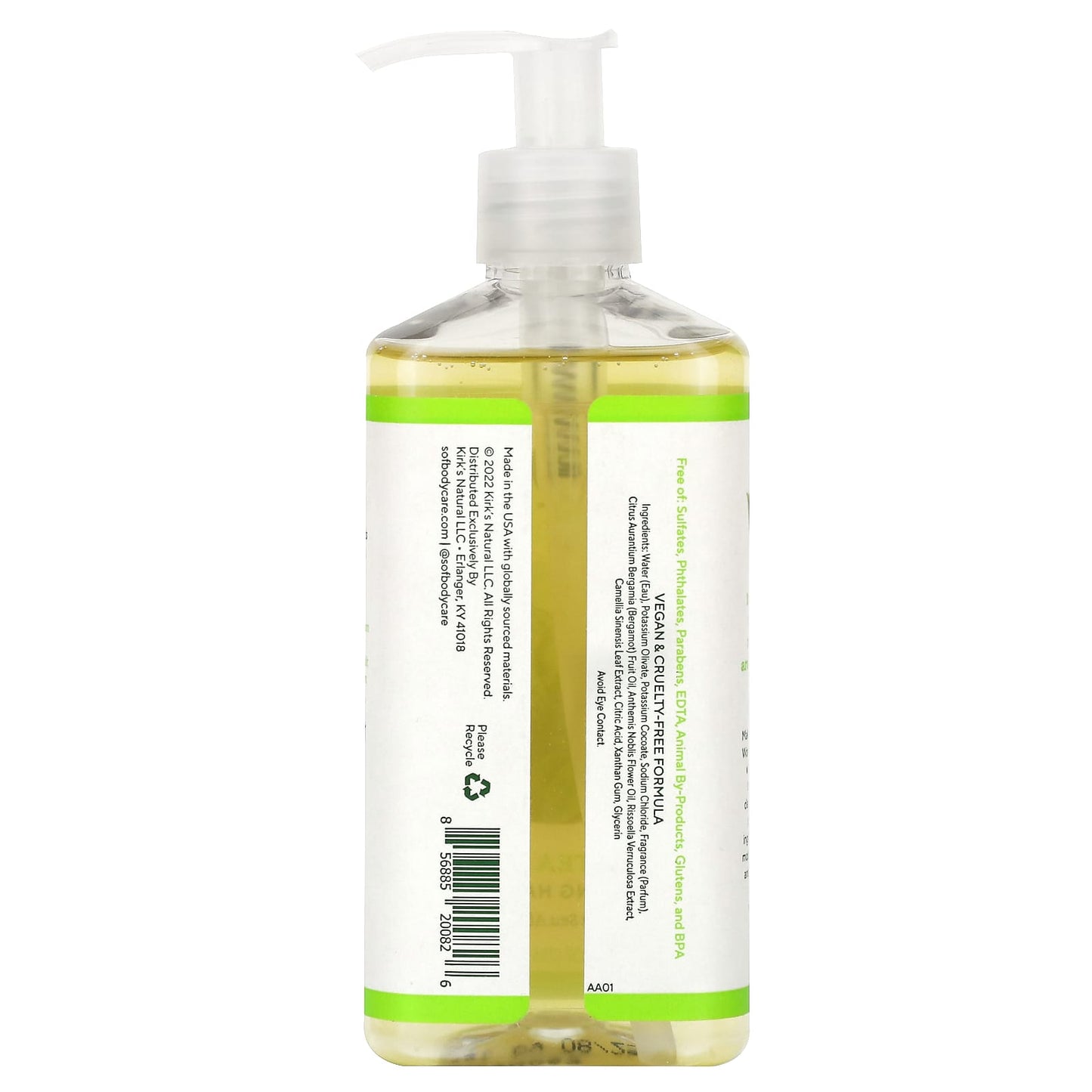 SoF, Nourishing Hand Wash, Green Tea Leaves, 8 fl oz (236 ml)