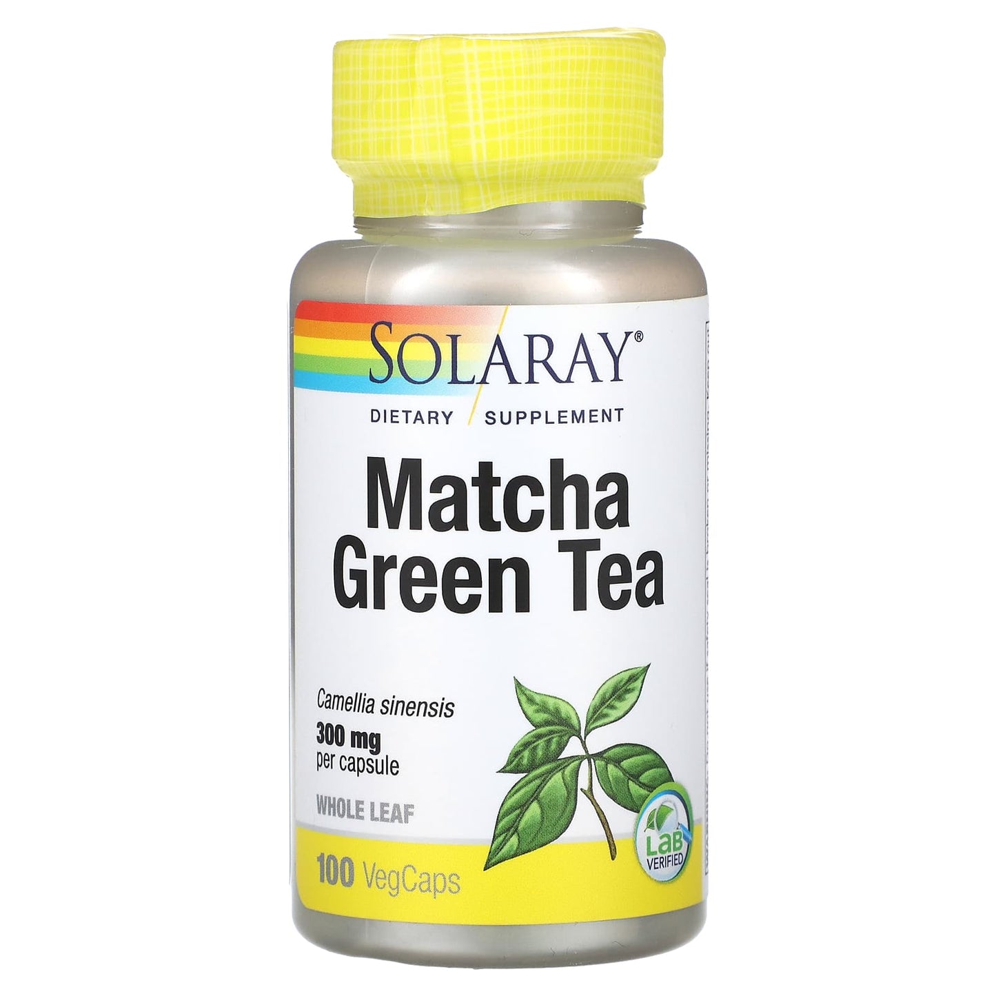 Solaray-Matcha Green Tea-300 mg-100 VegCaps