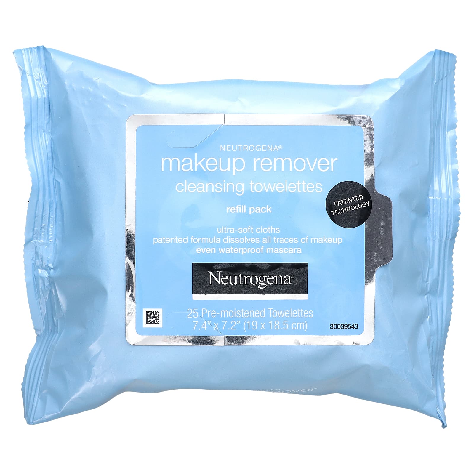 Neutrogena-Makeup Remover Cleansing Towelettes-Refill Pack-25 Pre-Moistened Towelettes