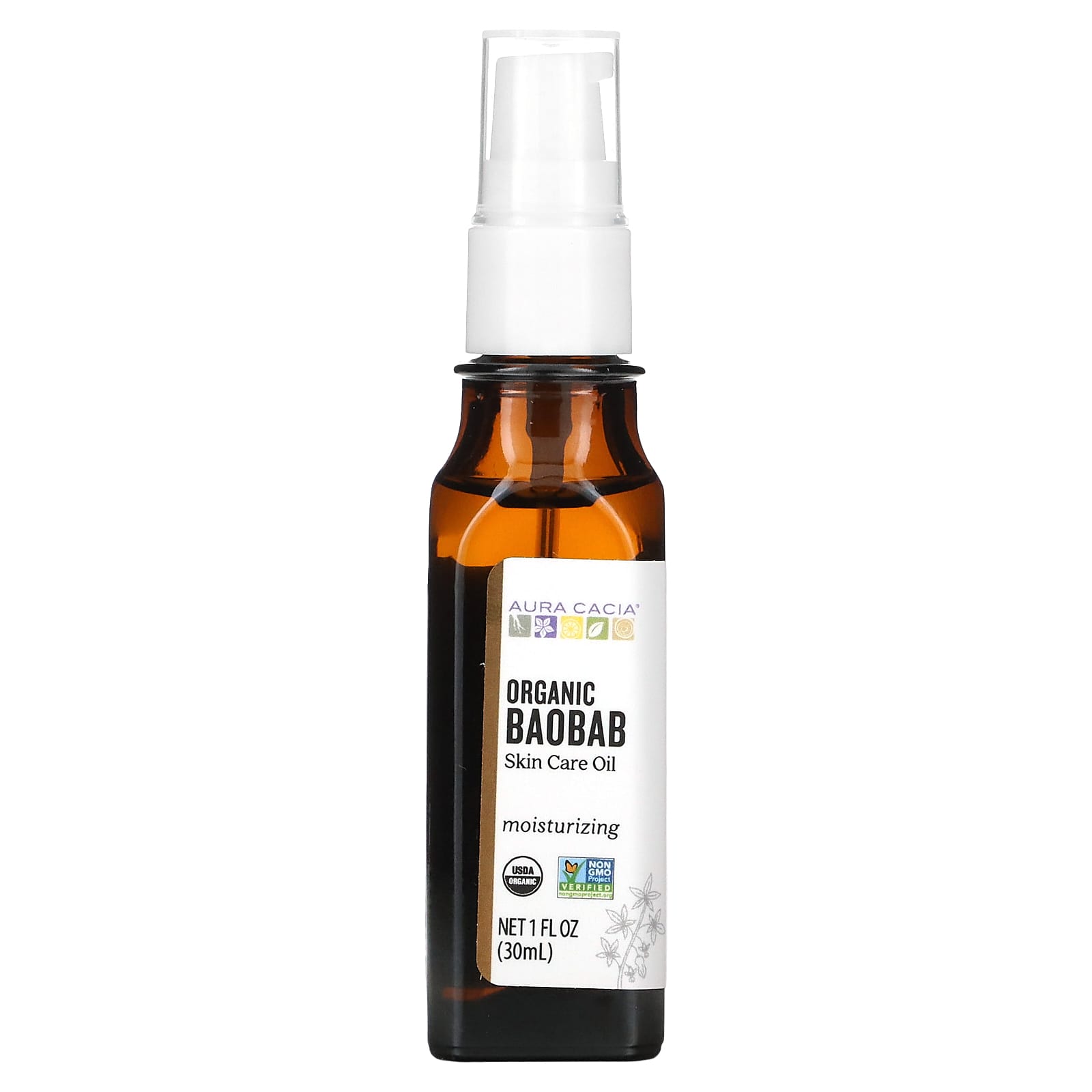 Aura Cacia-Organic Baobab-Skin Care Oil-1 fl oz (30 ml)