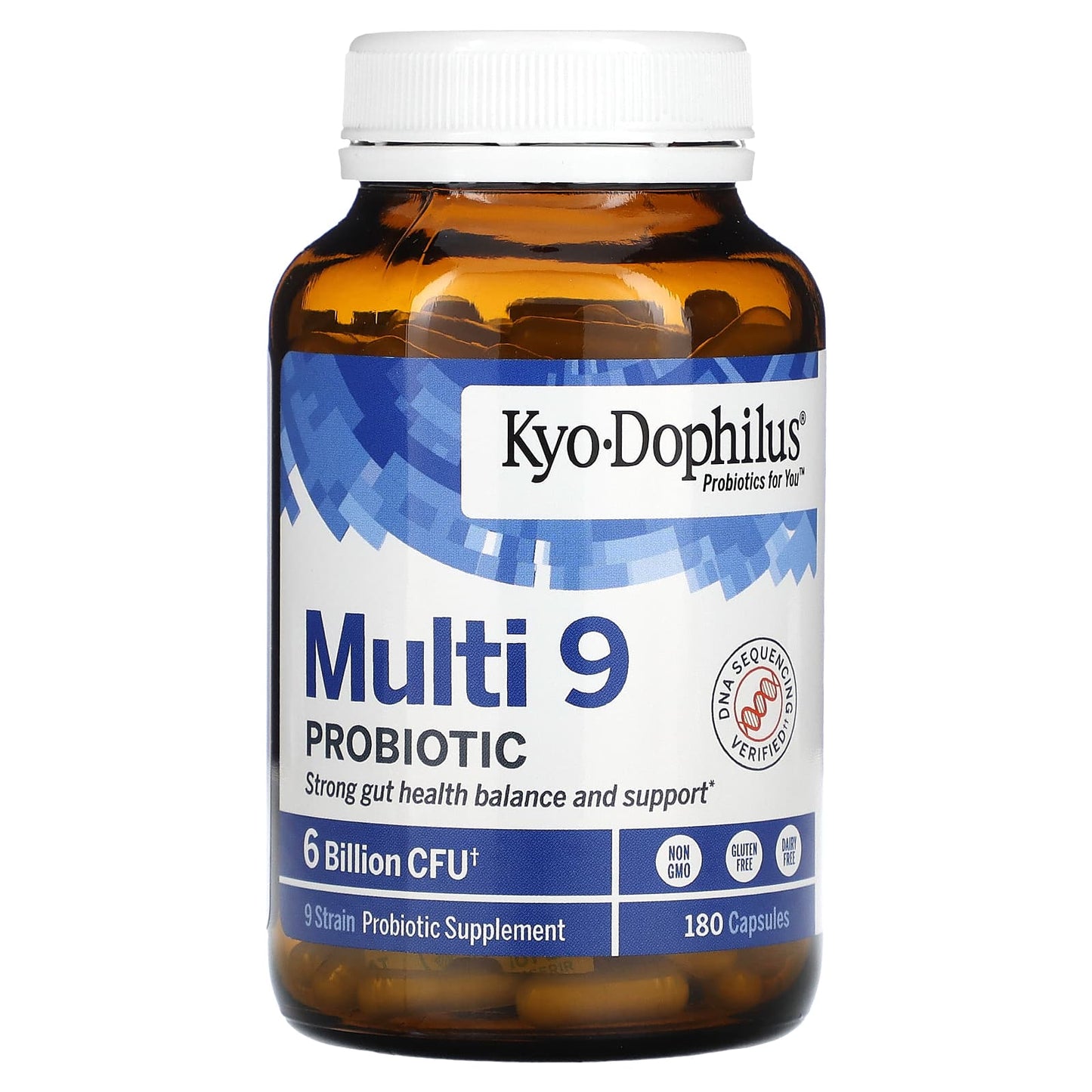 Kyolic, Kyo-Dophilus, Multi 9 Probiotic, 6 Billion CFU, 180 Capsules