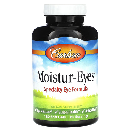 Carlson-Moistur-Eyes-180 Soft Gels