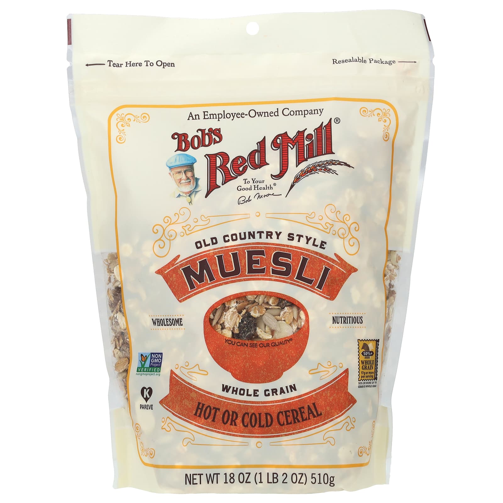 Bob's Red Mill-Old Country Style Muesli-Whole Grain-18 oz (510 g)