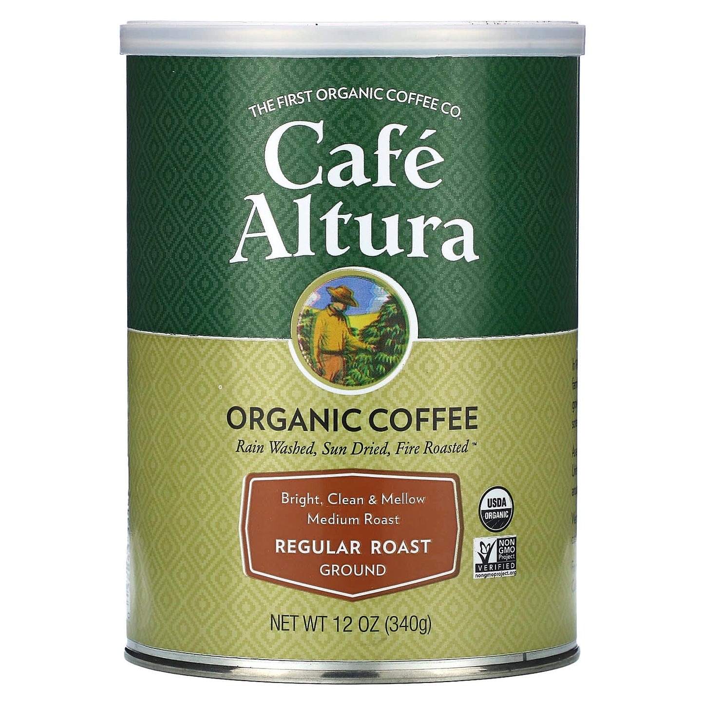 Cafe Altura-Organic Coffee-Medium Roast-Ground-Regular Roast-12 oz (340 g)