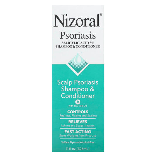 Nizoral-Scalp Psoriasis Shampoo & Conditioner-With Tea Tree Oil-11 fl oz (325 ml)