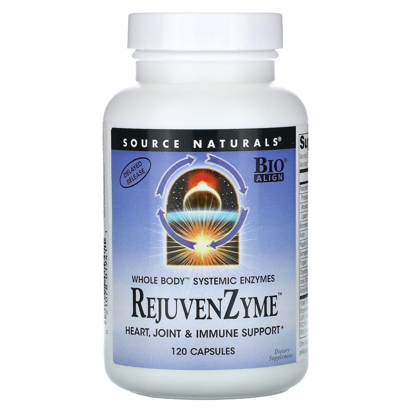 Source Naturals-RejuvenZyme-120 Capsules