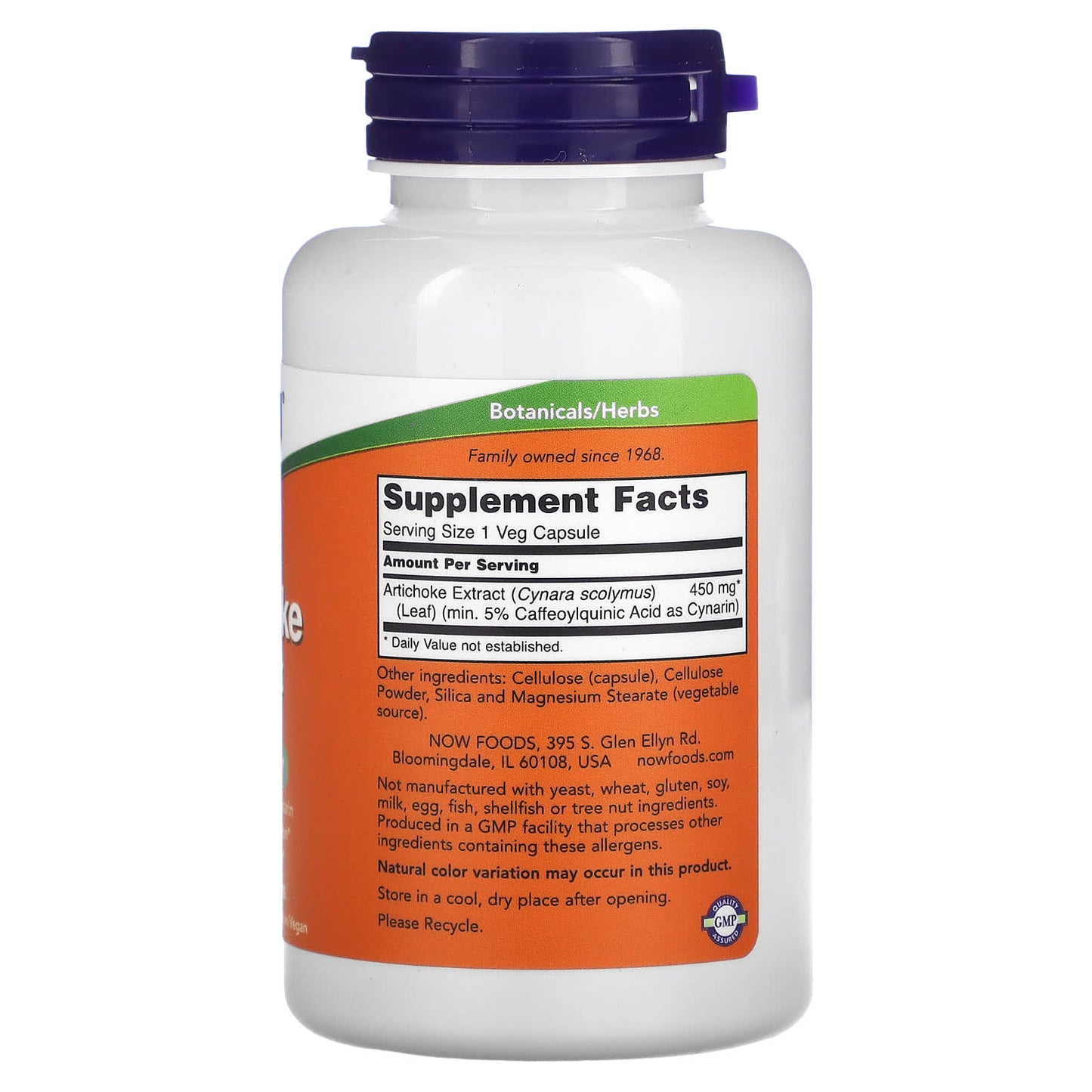 NOW Foods, Artichoke Extract, 450 mg, 90 Veg Capsules