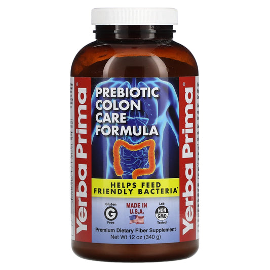 Yerba Prima-Prebiotic Colon Care Formula-12 oz (340 g)