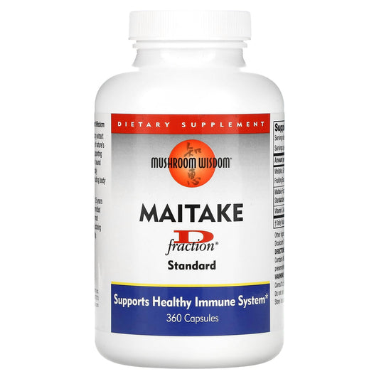 Mushroom Wisdom-Maitake D-Fraction-Standard-360 Capsules