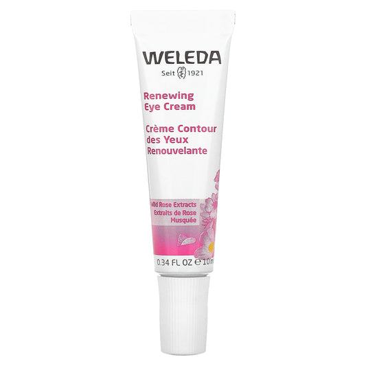 Weleda-Renewing Eye Cream-All Skin Types-Wild Rose Extracts-0.34 fl oz (10 ml)