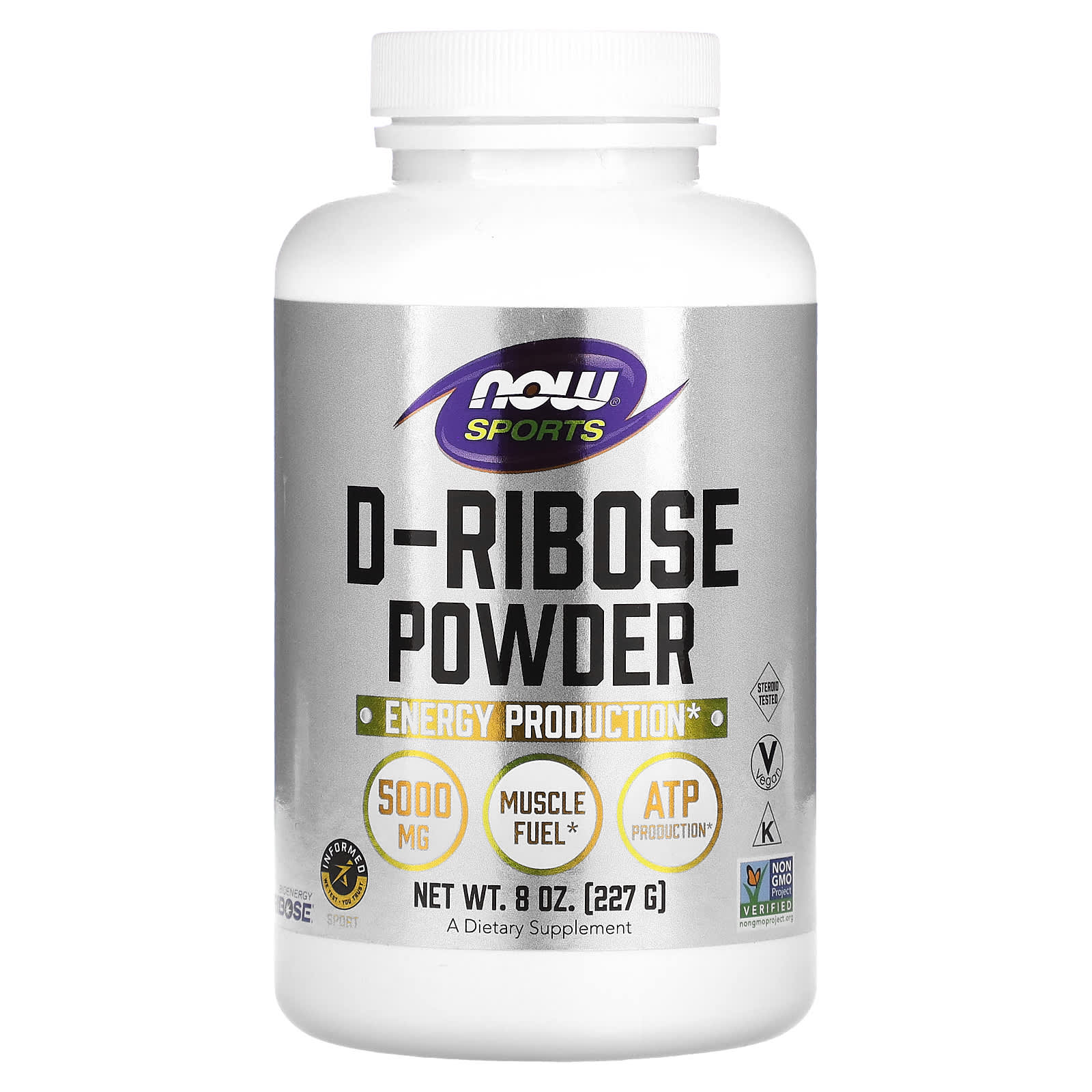 NOW Foods-Sports-D-Ribose Powder-8 oz (227 g)